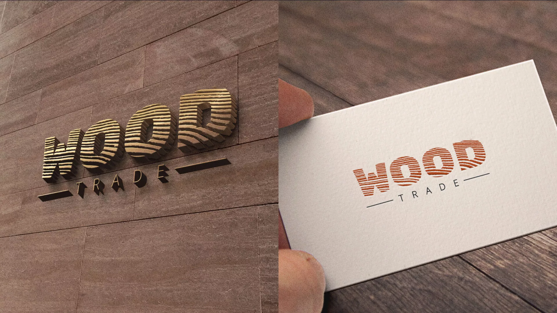 Разработка логотипа для компании «Wood Trade» в Магнитогорске