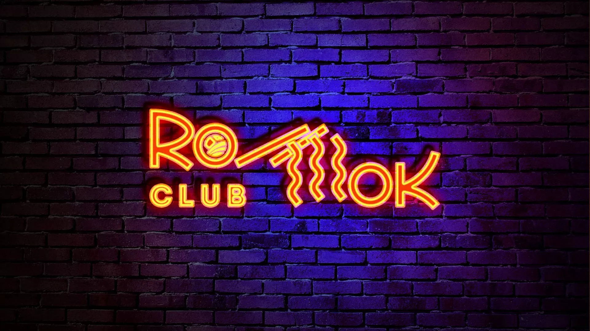 Разработка светящейся интерьерной вывески суши-бара «Roll Wok Club» в Магнитогорске Разработка интерьерной вывески суши-бара «Roll Wok Club» в Магнитогорске
